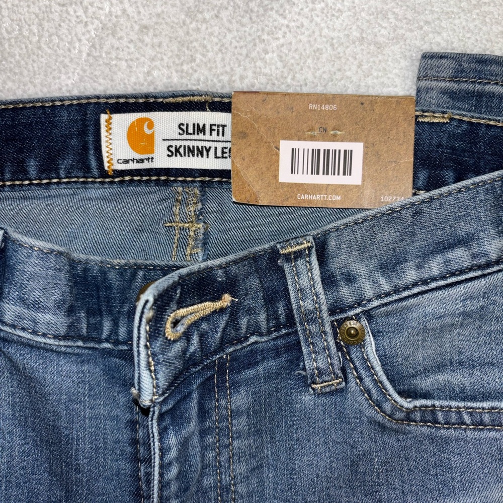 Carhartt Slim Fit Skinny Jeans in Blue - Picture 2 of 3